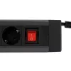 Alargador eléctrico REV 14412513 1,9 m 4 salidas AC interior Antracita