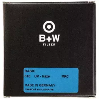 Filtro de cámara ultravioleta (UV) B+W BASIC 010 5,2 cm negro
