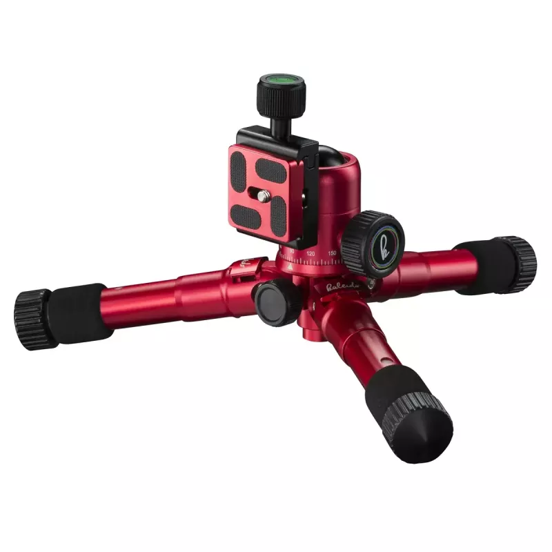 Trípode Mantona 21183 para cámaras digitales y de cine rojo