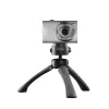Trípode Mantona 21406 smartphone cámara digital 3 patas negro gris