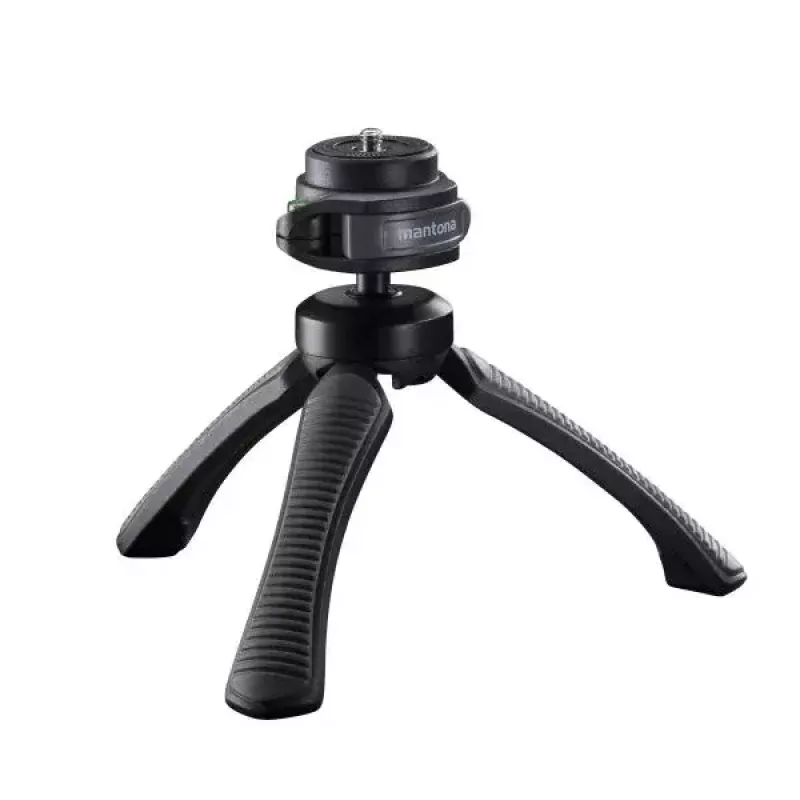 Trípode Mantona 21406 smartphone cámara digital 3 patas negro gris