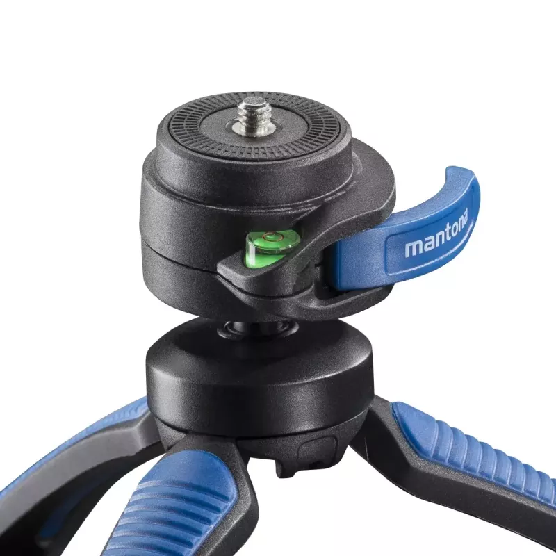 Trípode Mantona 21405 smartphone cámara digital 3 patas negro azul
