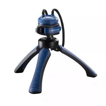 Trípode Mantona 21405 smartphone cámara digital 3 patas negro azul