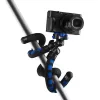 Trípode Mantona 21399 cámaras digitales/de cine 3 patas negro azul