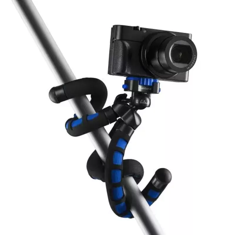 Trípode Mantona 21399 cámaras digitales/de cine 3 patas negro azul