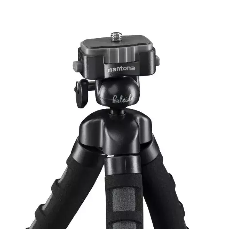 Trípode Mantona 21400 para cámaras digitales/de cine 3 patas negro gris