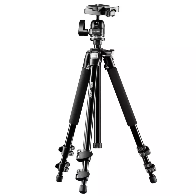 Trípode Mantona Scout MAX para cámaras digitales/de cine negro