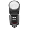 Godox V1Pro unidad de flash TTL con cabeza redonda de iones de litio para Fuji 1,5 s tiempo de carga