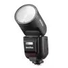 Godox V1Pro unidad de flash TTL con cabeza redonda de iones de litio para Fuji 1,5 s tiempo de carga