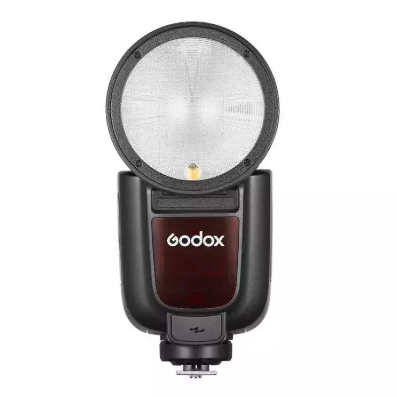 Godox V1Pro unidad de flash TTL con cabeza redonda de iones de litio para Fuji 1,5 s tiempo de carga