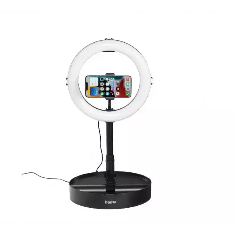 Hama SpotLight FoldUp 102 II set de luz de anillo LED para smartphones, plegable (00004658)