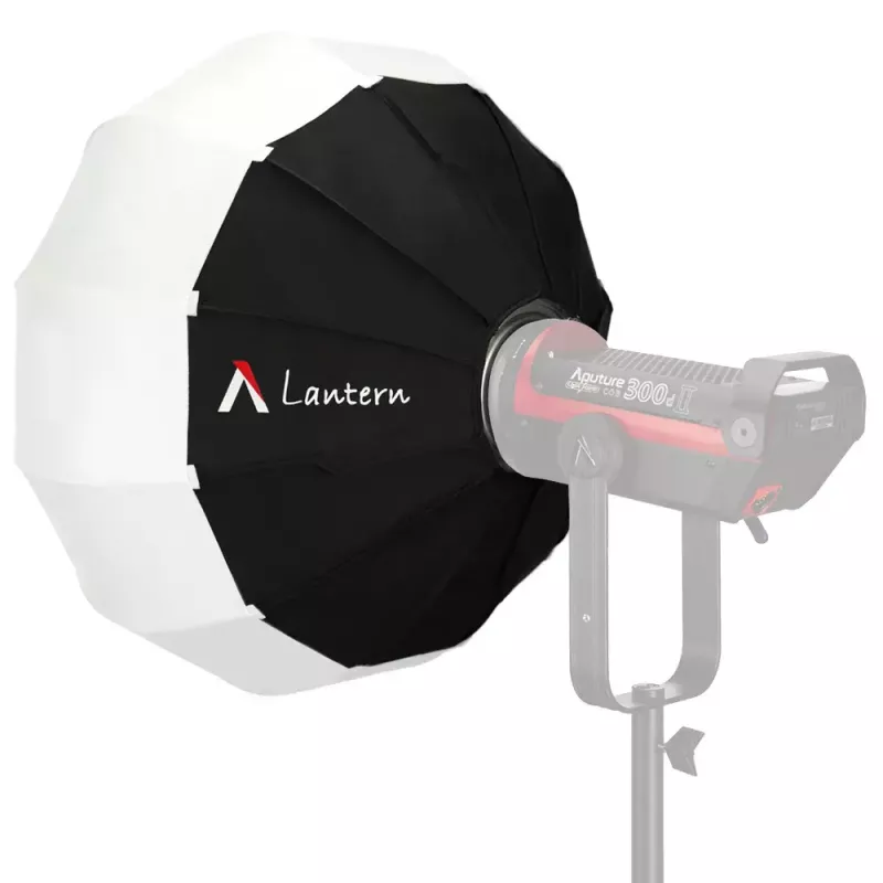 Aputure Lantern 90 negro blanco 90 cm cubierta de difusión jaula de ballenas