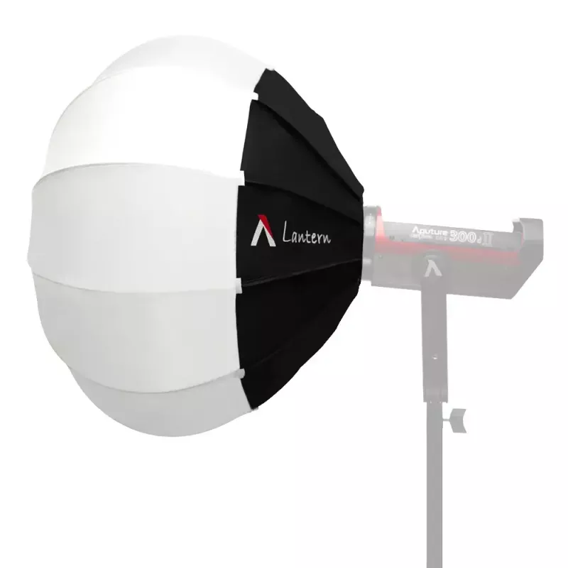 Aputure Lantern 90 negro blanco 90 cm cubierta de difusión jaula de ballenas