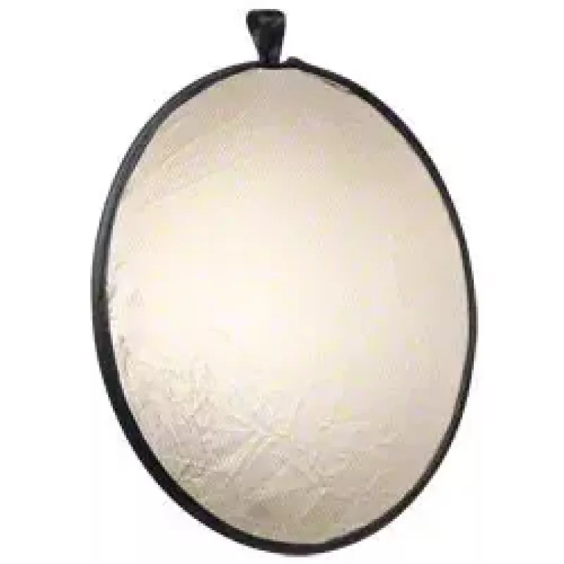 Reflector de estudio fotográfico Walimex 17681 redondo negro oro plata transparente blanco diámetro 56 cm