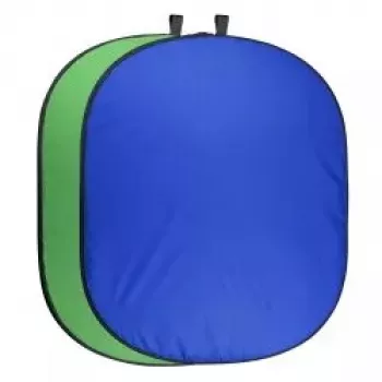 Walimex pro fondo plegable 150 x 210 cm, verde/azul (20731)