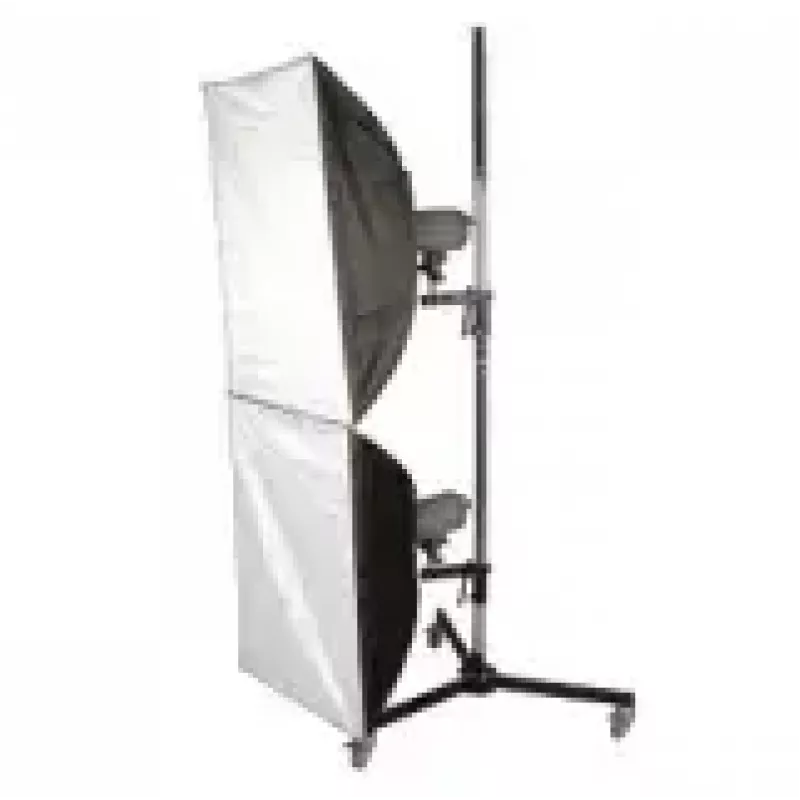Walimex pro trípode con ruedas 223 cm con 2 soportes de sujeción 1015803