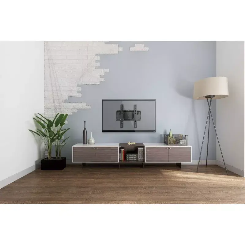 Soporte de pared Reflecta PLANO slim 42-2020T negro máx 30kg 42