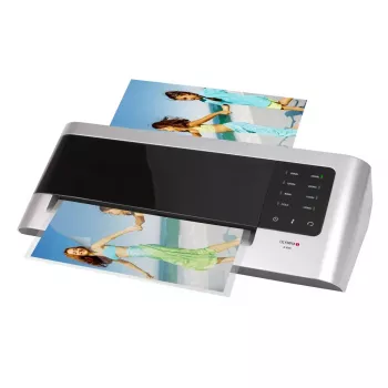 Plastificadora en frío Olympia A 3048 680 mm/min Negro Plata
