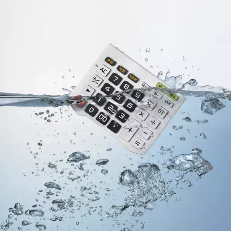 Calculadora financiera Casio WD-320MT sobremesa 12 dígitos Negro Blanco