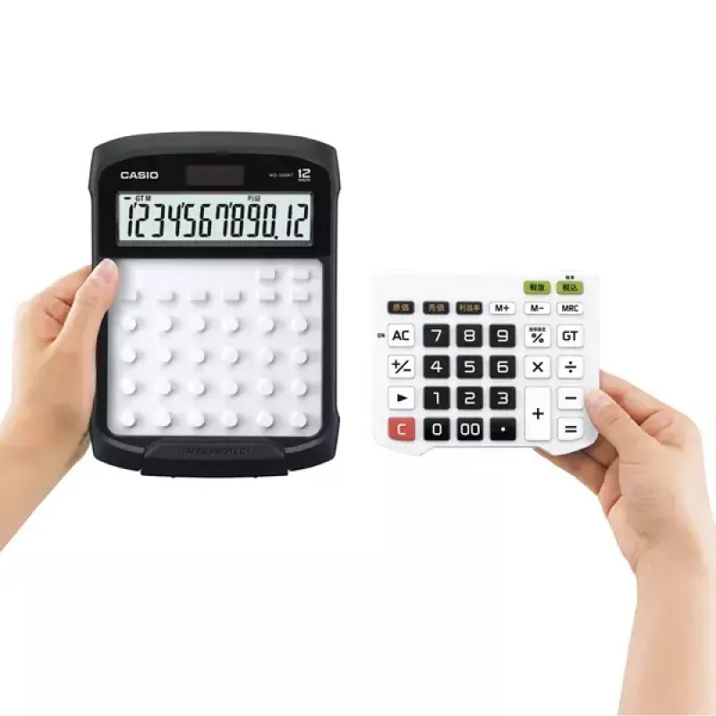 Calculadora financiera Casio WD-320MT sobremesa 12 dígitos Negro Blanco