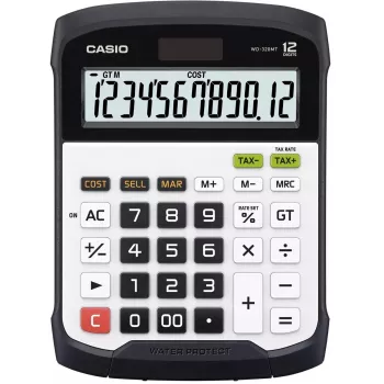 Calculadora financiera Casio WD-320MT sobremesa 12 dígitos Negro Blanco