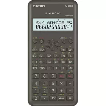 Calculadora científica Casio FX-82MS-2 de bolsillo Negro
