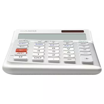 Calculadora básica Casio JE-12E-WE Desktop 12 dígitos blanca
