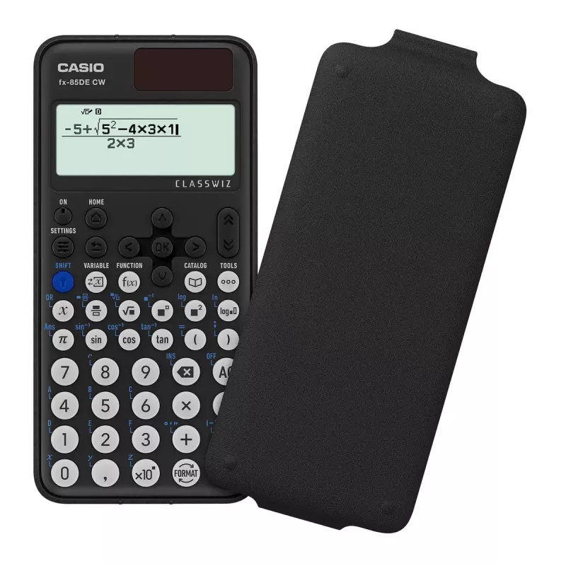 Calculadora científica Casio FX-85DE CW Pocket 12 dígitos negra