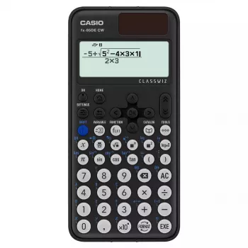 Calculadora científica Casio FX-85DE CW Pocket 12 dígitos negra