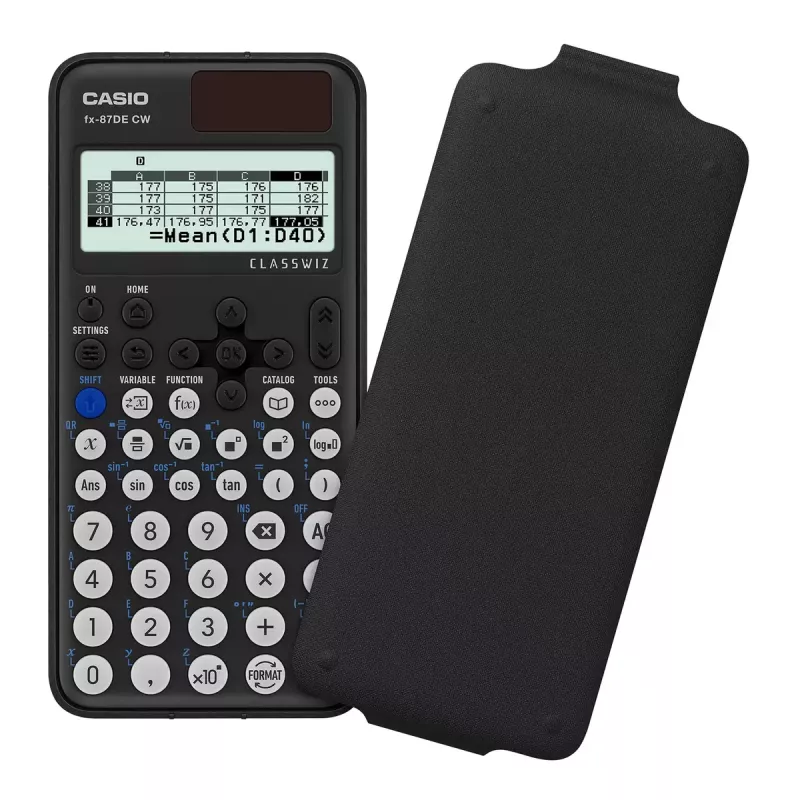 Calculadora científica Casio ClassWiz FX-87DE CW 12 dígitos negra