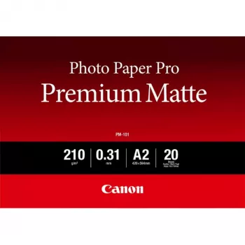 Papel fotográfico mate premium Canon PM-101 A2 – 20 hojas