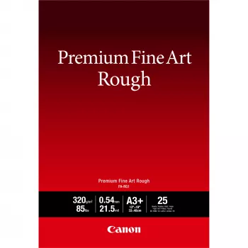 Papel Premium Fine Art Rough Canon FA-RG1, A3 Plus, 25 hojas