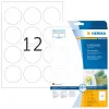 Etiquetas autoadhesivas HERMA 5067 A4 Ø 60 mm redondas blanco