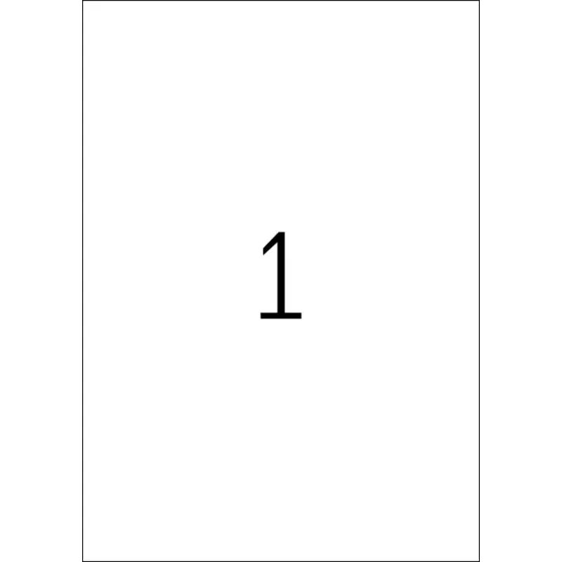 Etiqueta de impresora autoadhesiva HERMA Labels Premium A4 210x297 mm