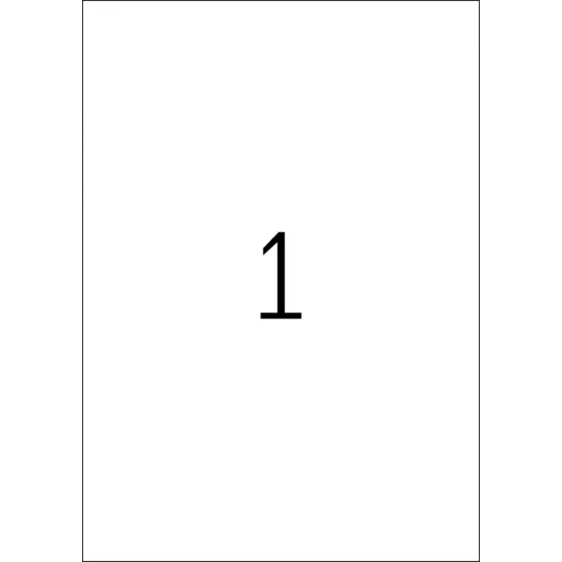 Etiqueta de impresora autoadhesiva HERMA Labels Premium A4 210x297 mm