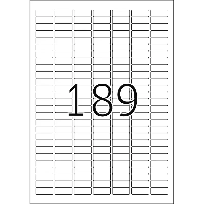 Etiqueta de impresora autoadhesiva HERMA Labels Premium A4 25,4x10 mm 4725 uds.