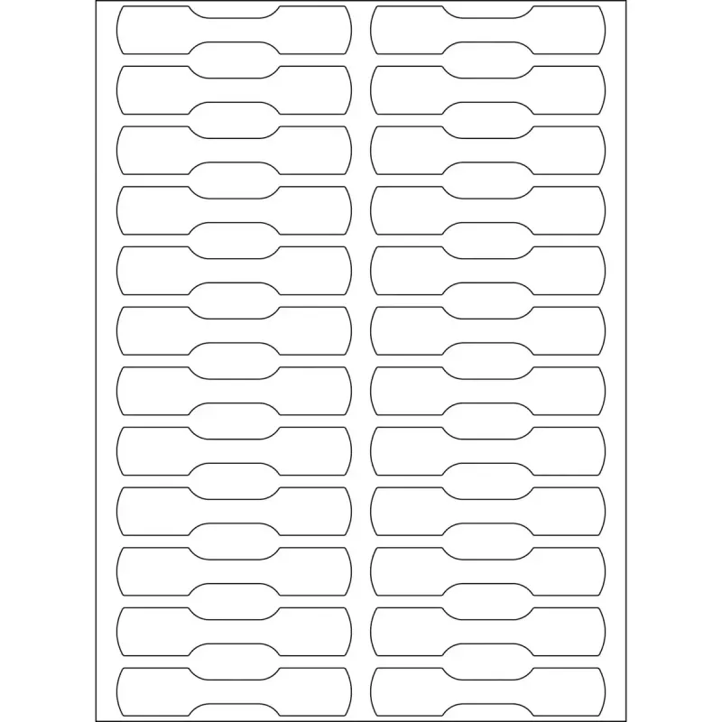 Etiquetas para anillas HERMA multiusos 10x49 mm blanco 600 uds.