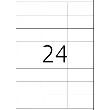 Etiquetas autoadhesivas HERMA 8638 rectangulares permanentes blanco