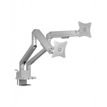 Soporte para monitor icybox 61085 para 2 monitores con fijación a mesa – soporte de mesa de doble brazo para monitor