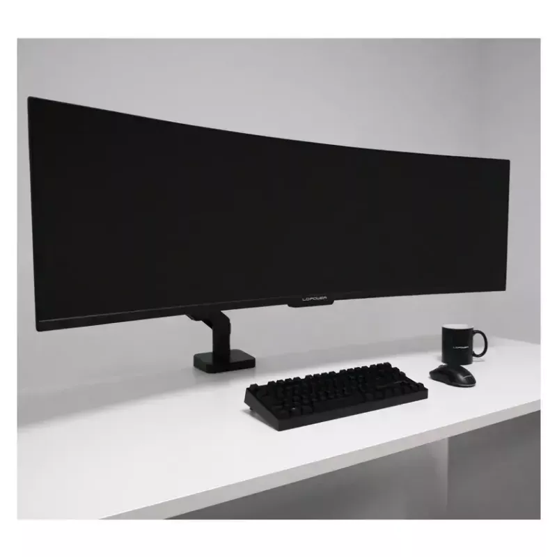 Soporte para monitor LC-Power LC-EQ-A49B 124,5 cm negro pinza 20 kg