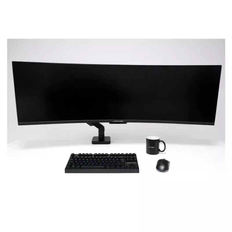 Soporte para monitor LC-Power LC-EQ-A49B 124,5 cm negro pinza 20 kg