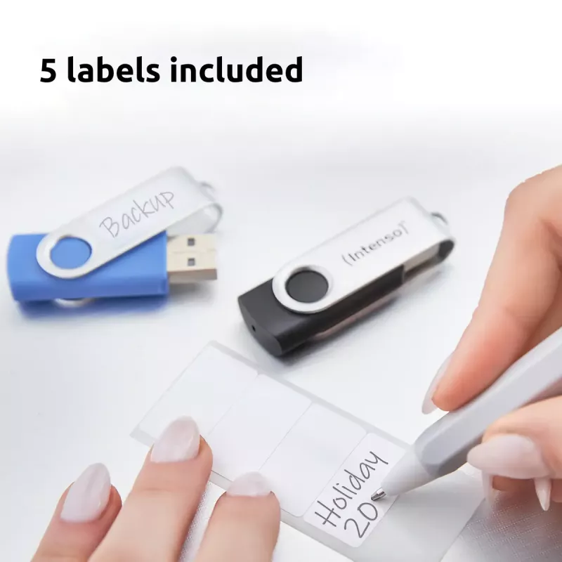 INTENSO Office Line pack múltiple de memorias USB 5×64 GB, USB-A, USB 3.2 Gen 1, Swivel, multicolor