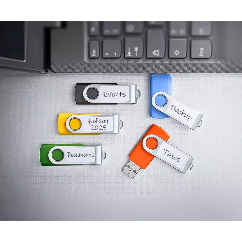 INTENSO Office Line pack múltiple de memorias USB 5×64 GB, USB-A, USB 3.2 Gen 1, Swivel, multicolor
