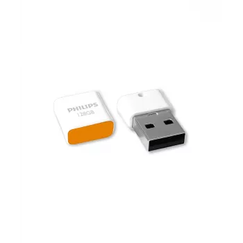Philips Pico memoria USB 128 GB USB Type-A 2.0 naranja, blanco