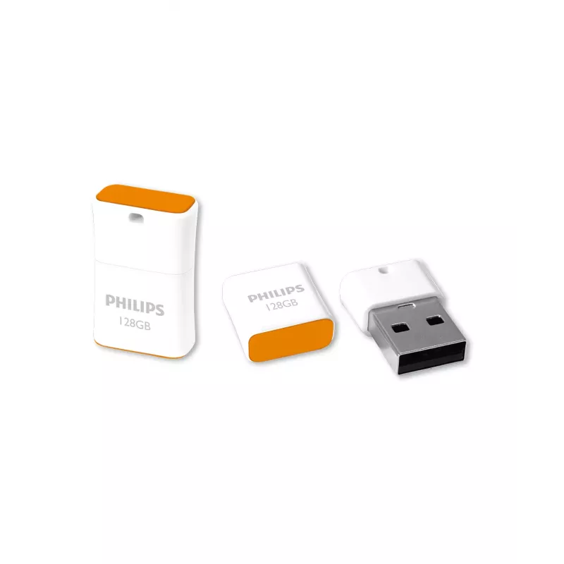 Philips Pico memoria USB 128 GB USB Type-A 2.0 naranja, blanco