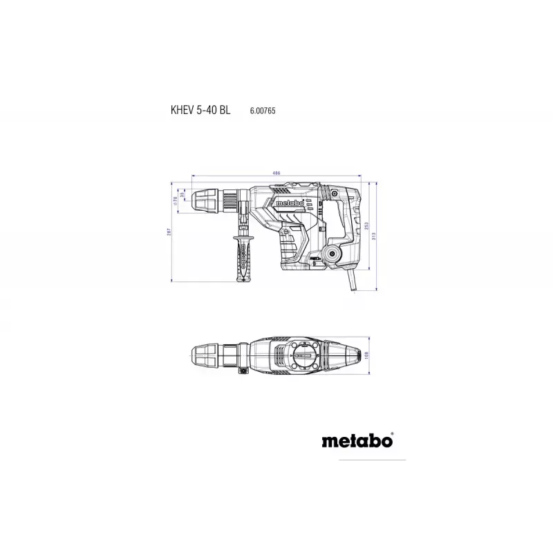 Martillo perforador Metabo KHEV 5-40 BL