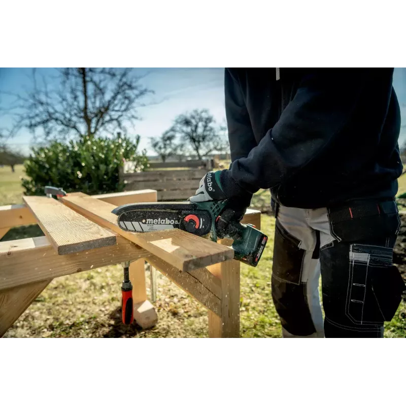 Metabo MS 18 LTX 15 motosierra a batería, 18 V, 1x 2,0 Ah