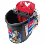 Sistema de fregado Vileda SuperMocio Revolution un cubo negro rojo blanco