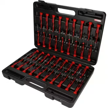 KS Tools 500.7150 juego de destornilladores de precisión, 37 piezas en estuche