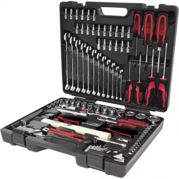 KS Tools CHROMEplus 1/4" + 1/2" juego de herramientas universal, 97 piezas (918.0797)